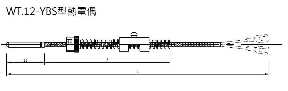 WT.12-YBS型 熱電偶 